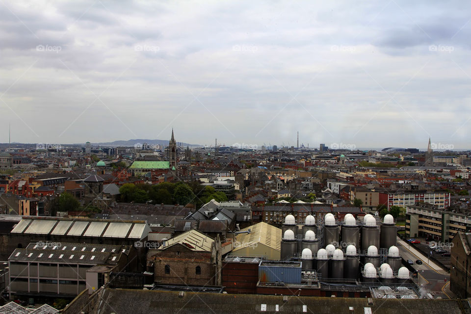 Industrial city panorama