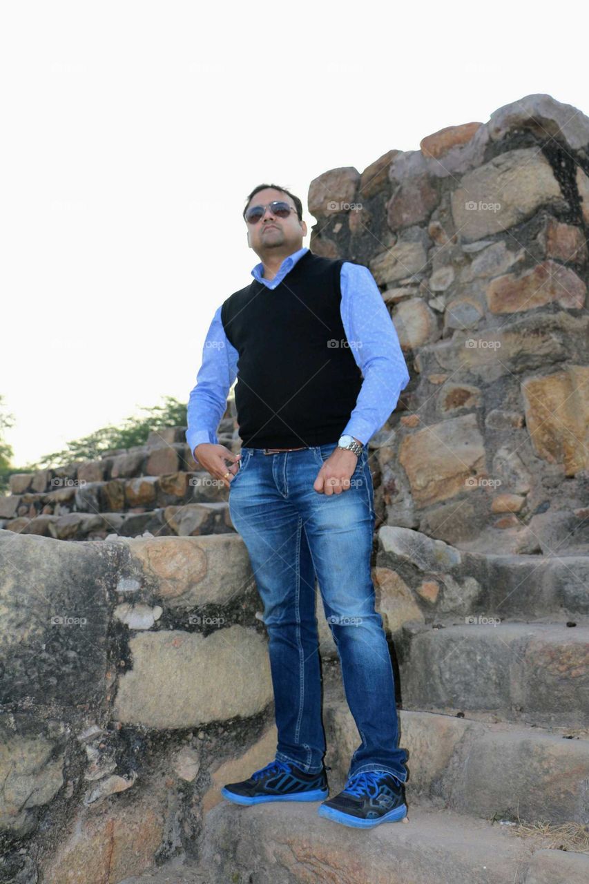 Looking high. Travelling around the world