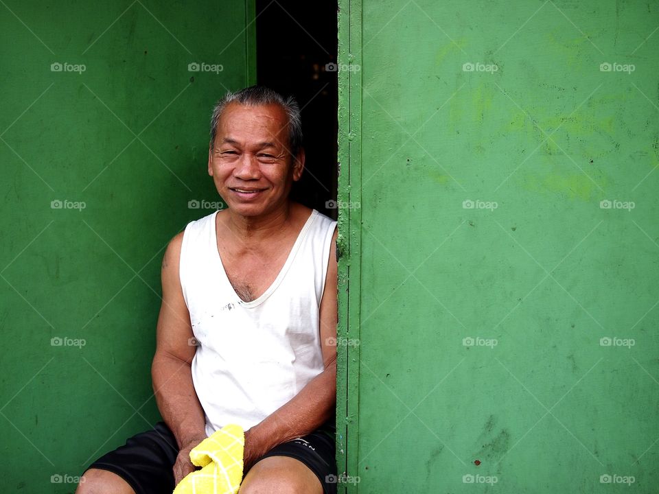 portrait of a mature Filipino man
