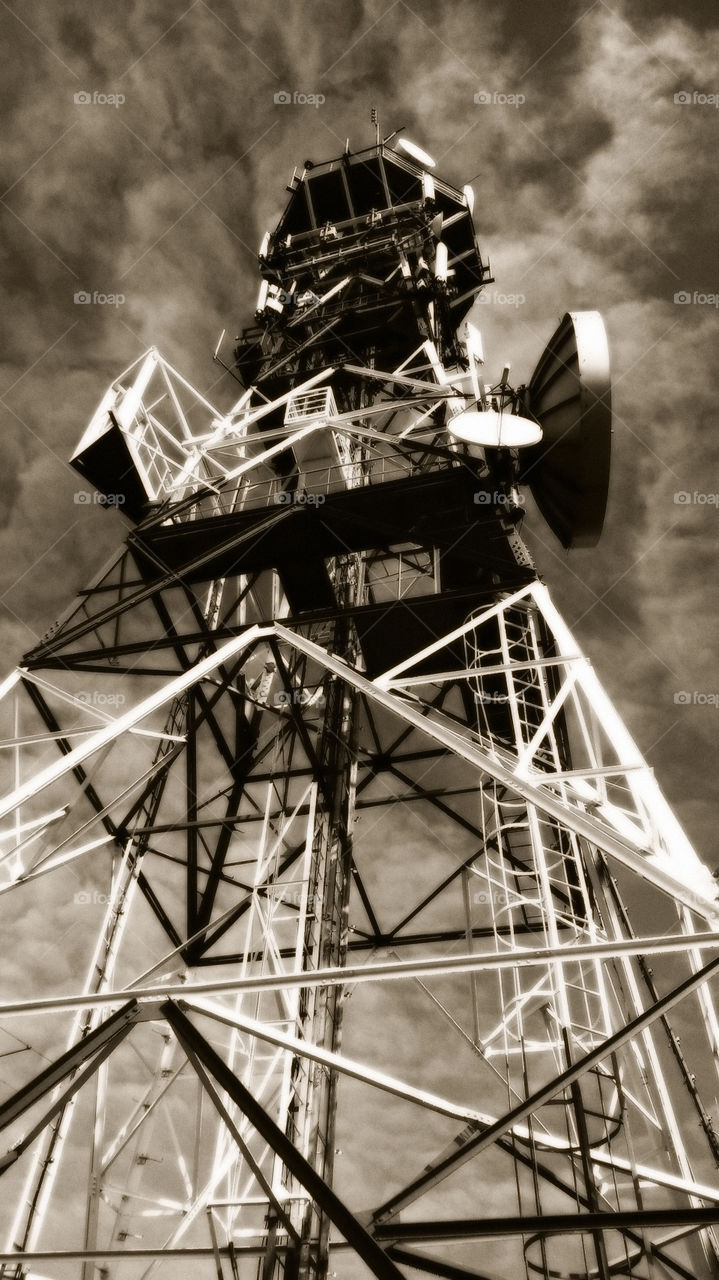 Retro telecom tower