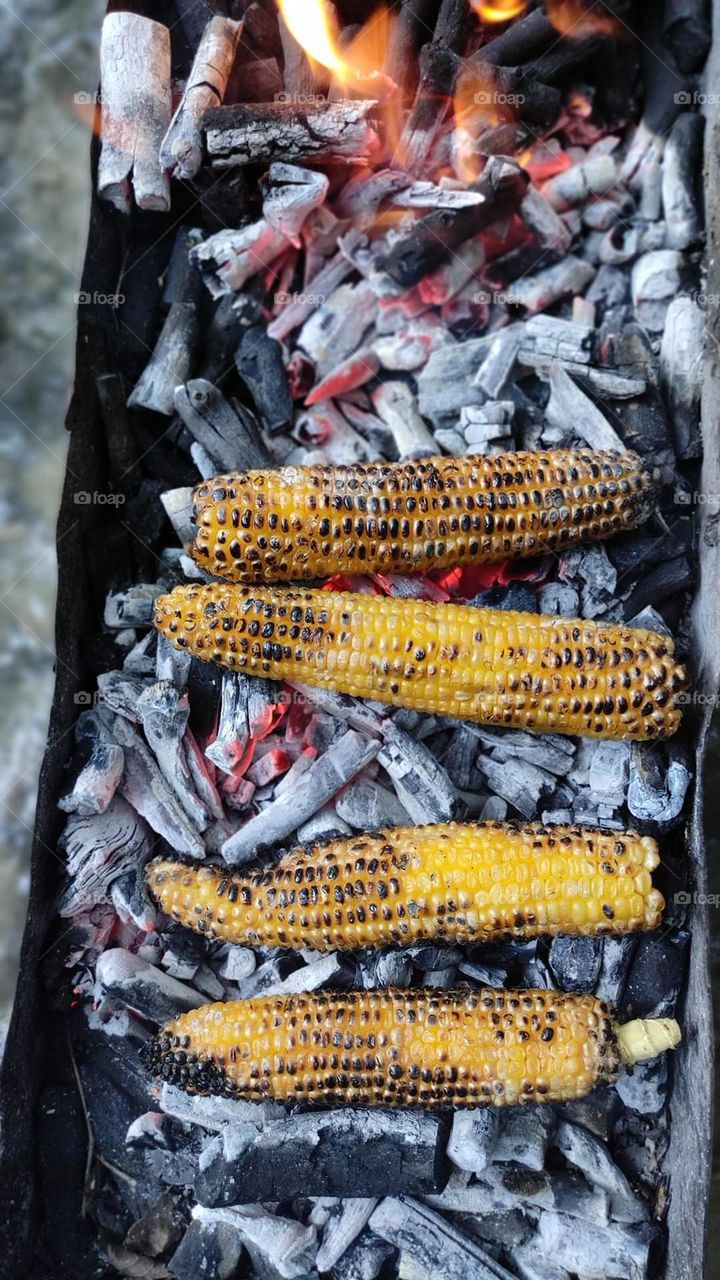 Grilled corn