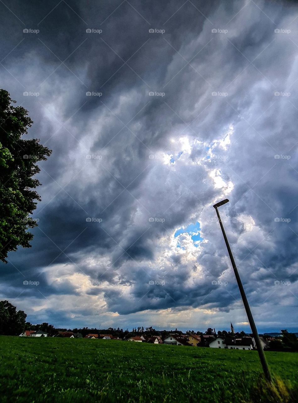 The sky before the Thunderstorm!