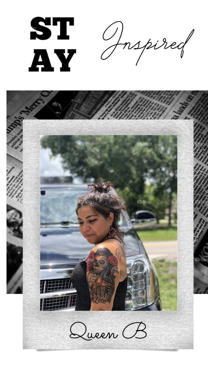 Mexican Culture “Dia de los Muertos” ink with the words MI VIDA LOCO . 3hours to design, 8 hours of non stop pain, messy hair but I don’t care . Very impressed by this art work had to show the world