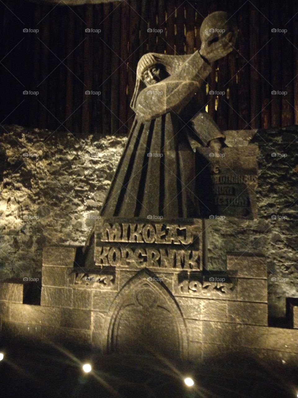 Krakow Salt Mines Statue