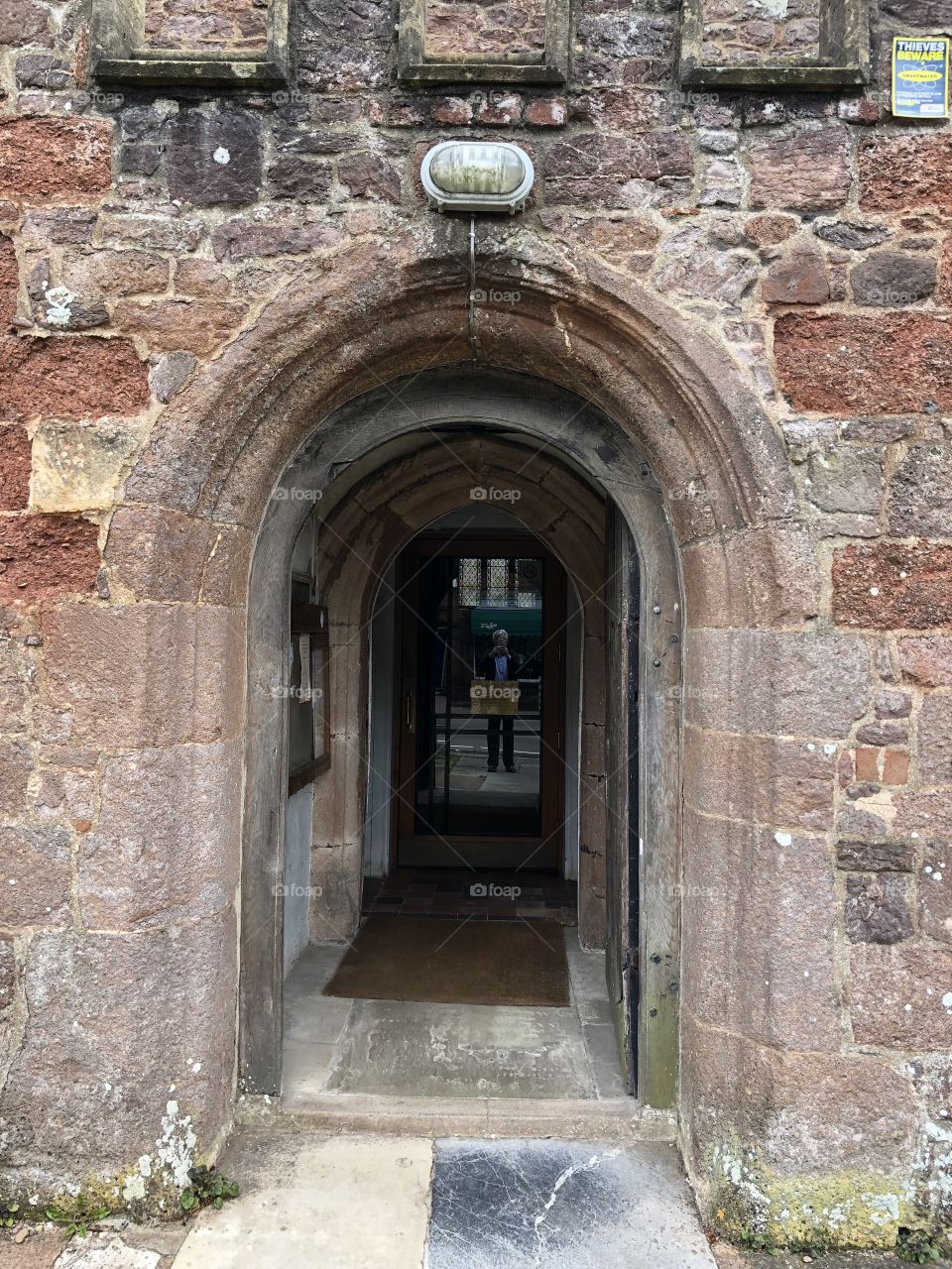 A fine portrayal of this lovely churches main entrance in St Thomas in Exeter.
