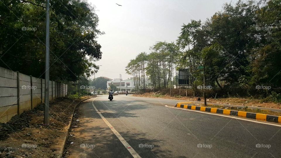 A developed Road in India