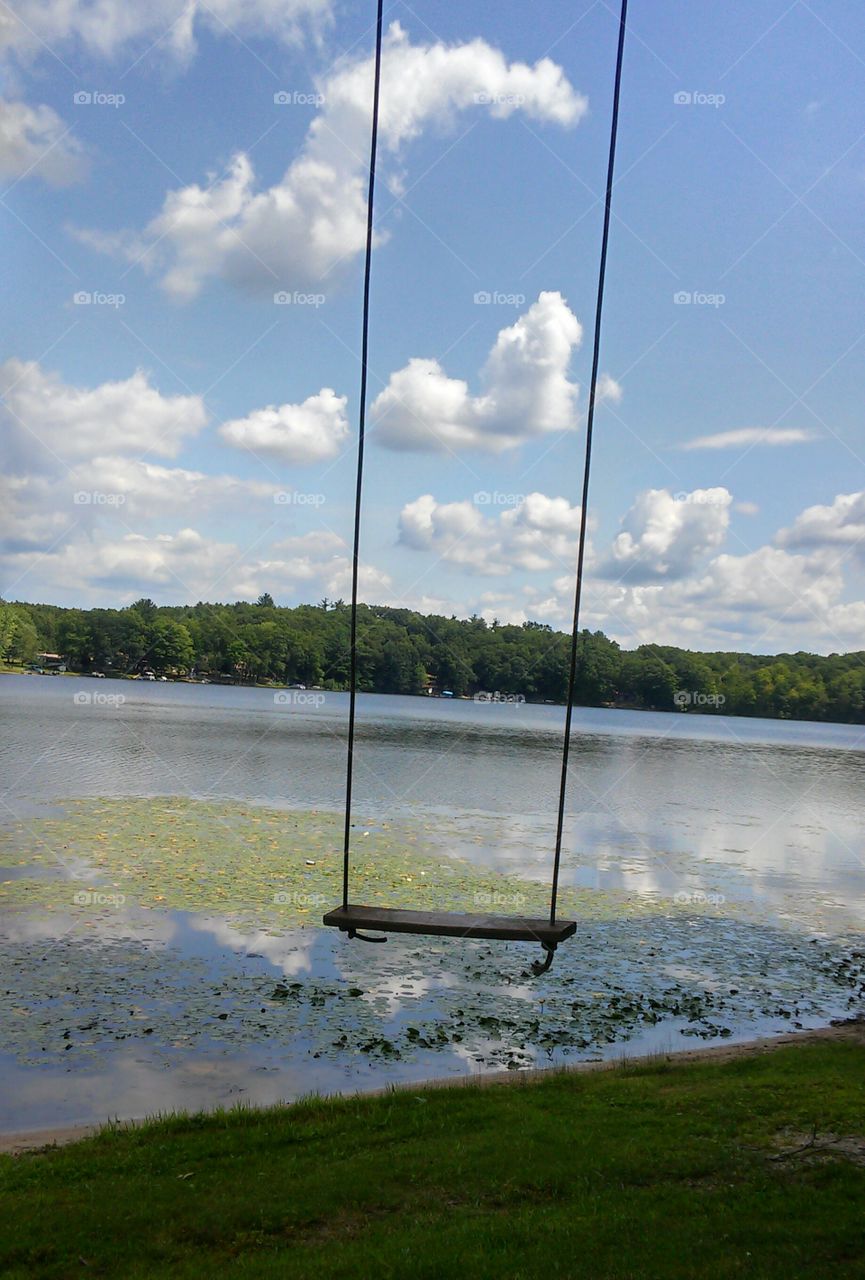 The Lake house swing