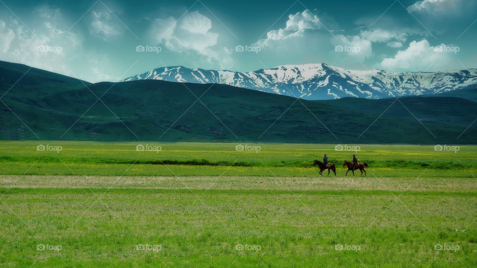 Riding in the Nature