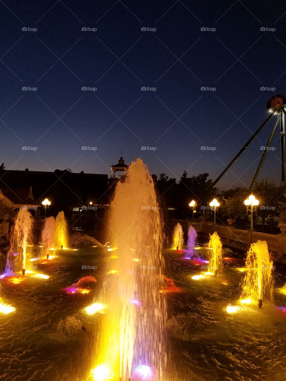 fountains in Lost Kennywood