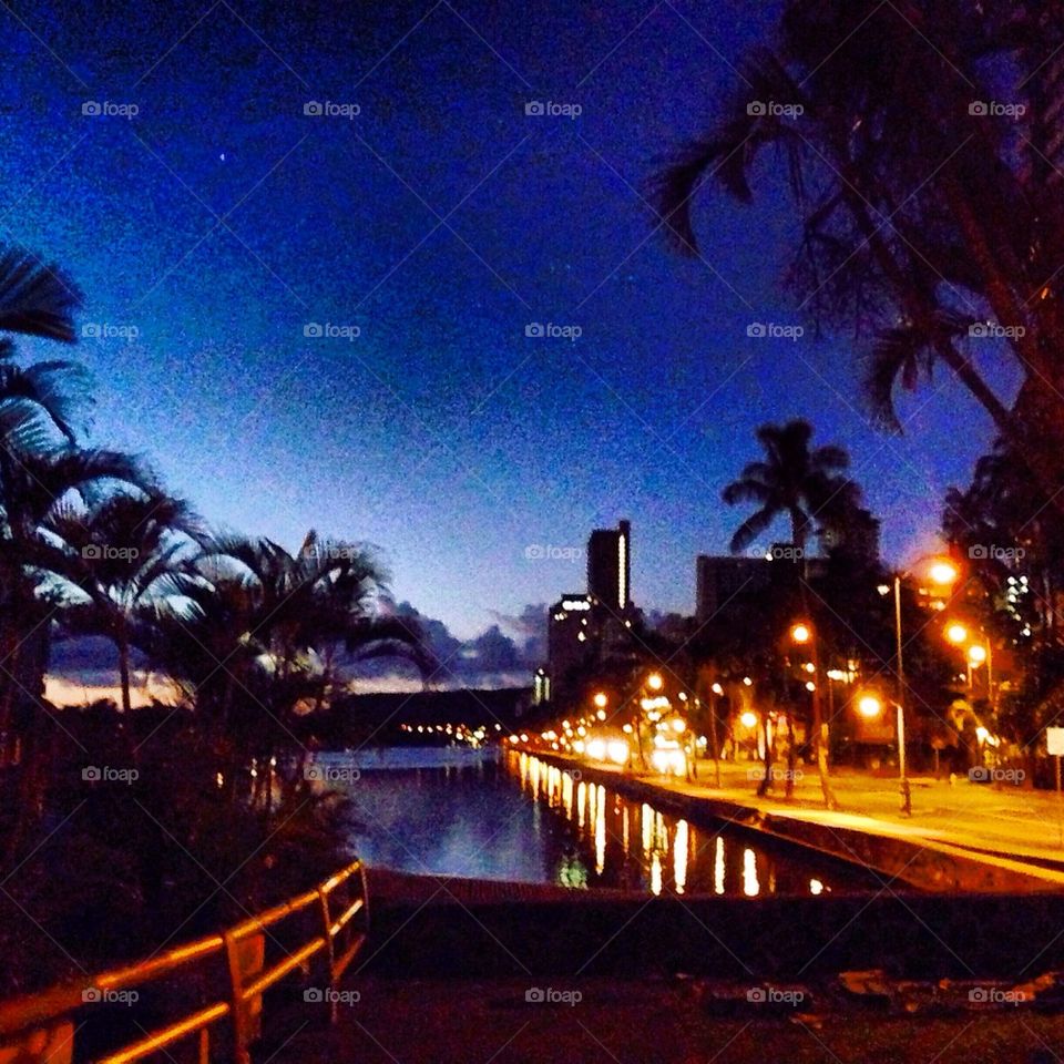 The Beautiful Waikiki at Dawn
