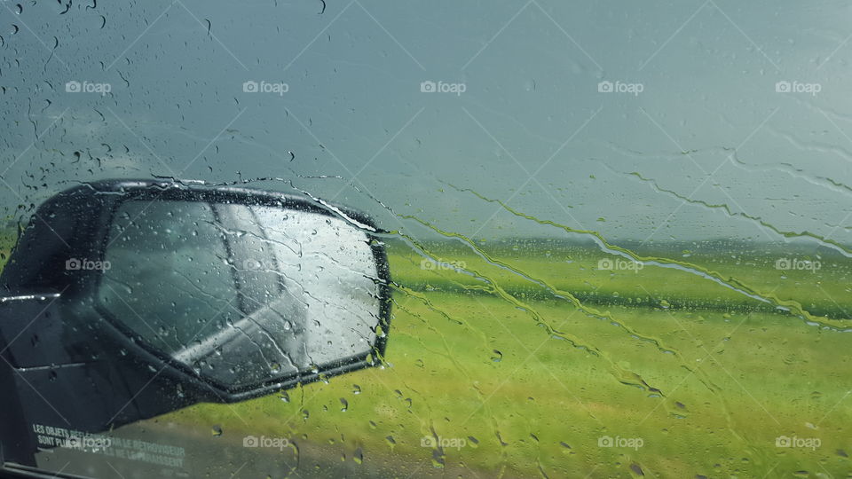 rainy drive