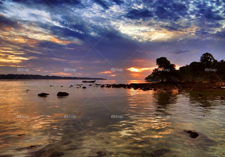 Sunset at Andaman Islands