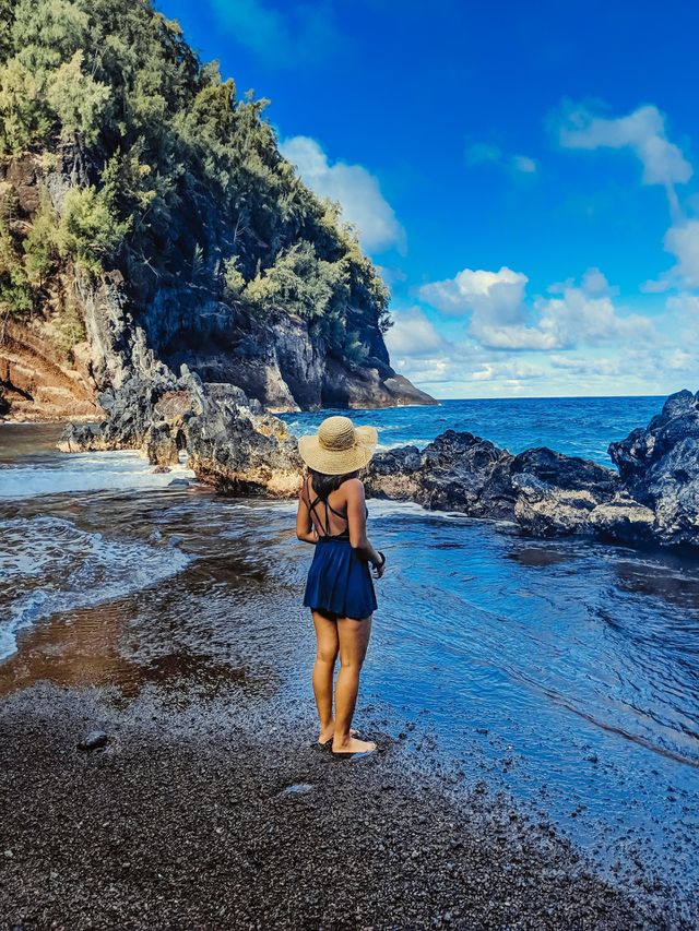Red Sand Beach in Maui, Hawaii