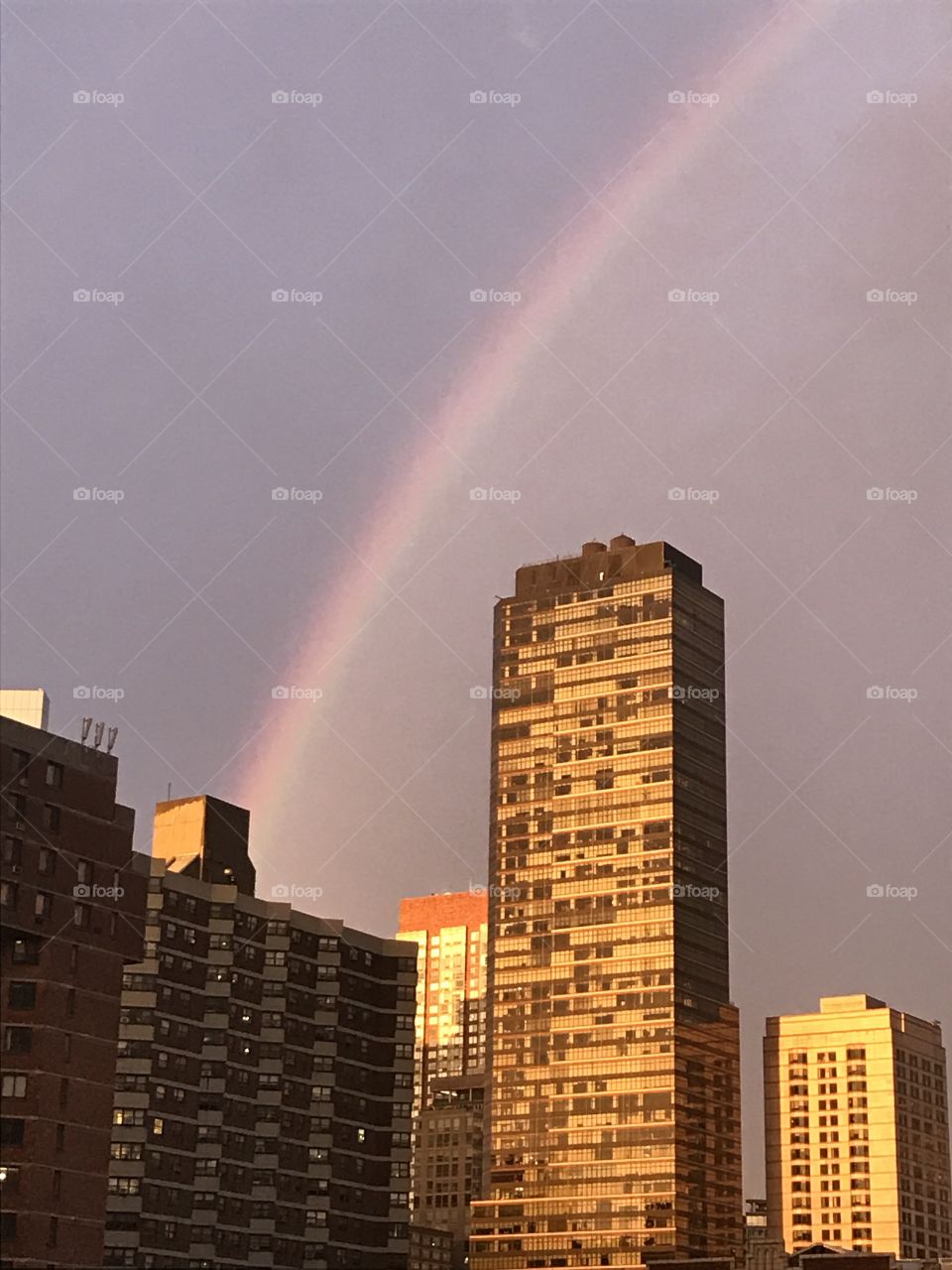 Rainbow over Manhattan 